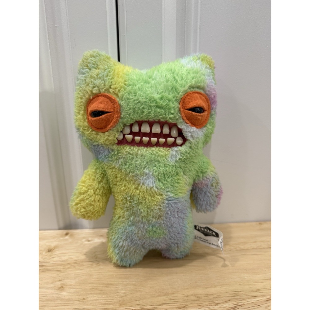 Fuggler Ugly Monster MUNCH MUNCH Laboratory Misfits Edition 9" Plush Tye Dye